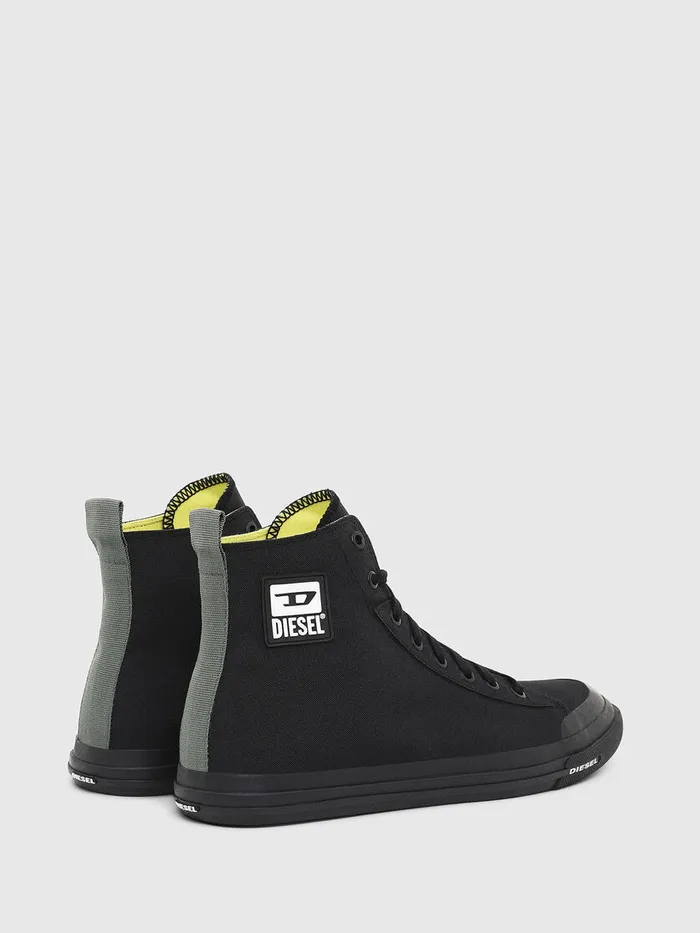 Diesel Sneakers Mens SASTICO MID CUT Black Gift for Friend
