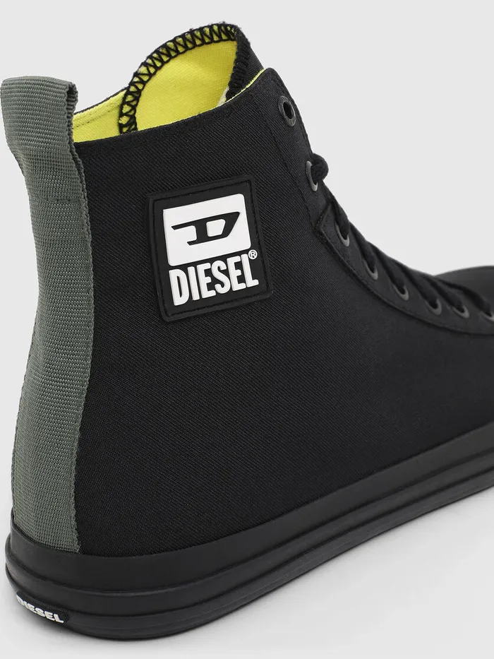 Diesel Sneakers Mens SASTICO MID CUT Black Gift for Friend