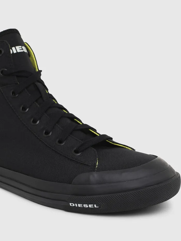 Diesel Sneakers Mens SASTICO MID CUT Black Gift for Friend