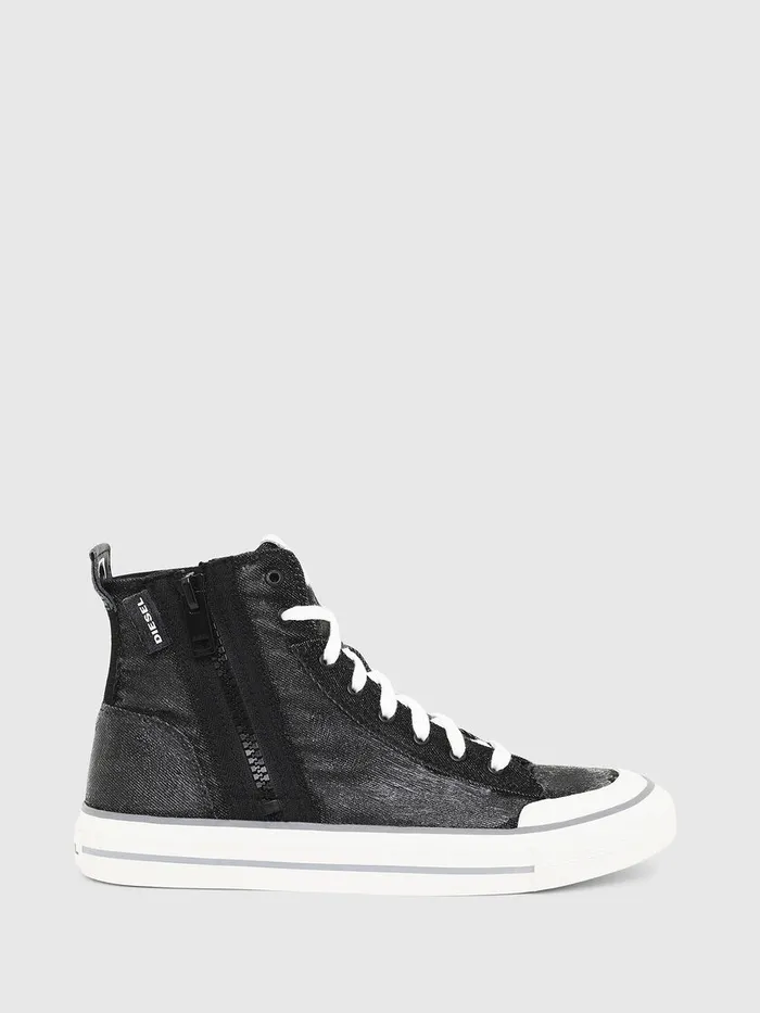 Diesel Sneakers Mens SASTICO MID ZIP Black Popular