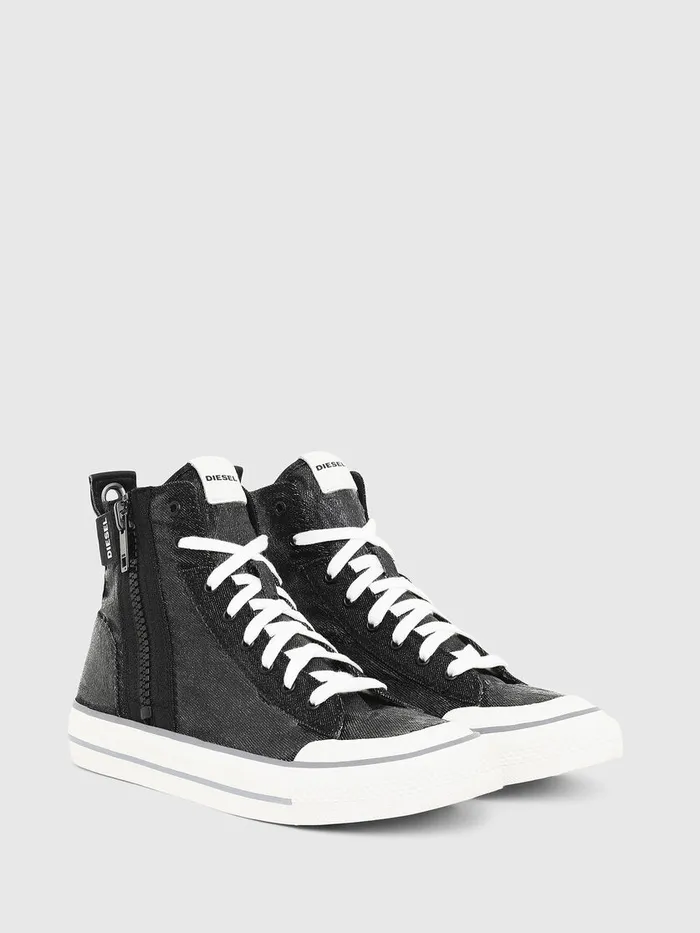 Diesel Sneakers Mens SASTICO MID ZIP Black Popular