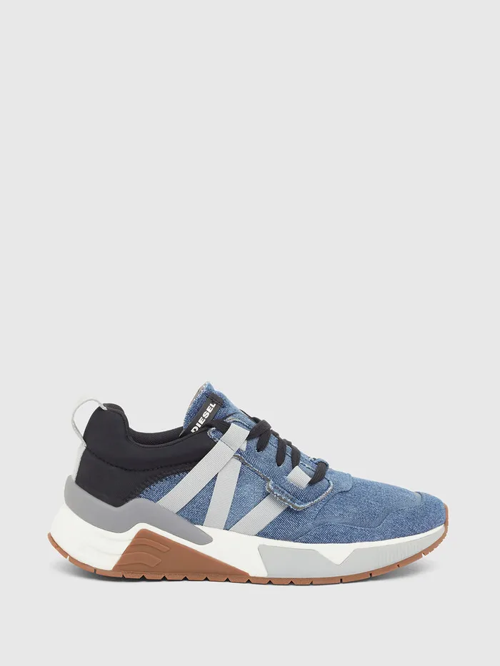 Diesel Sneakers Mens SBRENTHA WL Blue Jeans Cheap On Sale