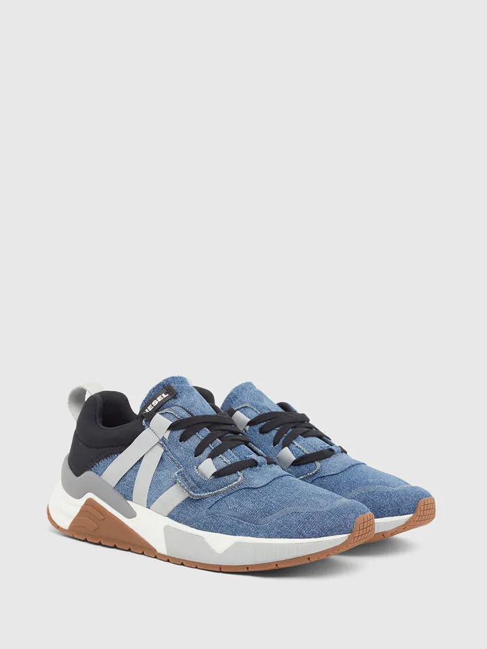 Diesel Sneakers Mens SBRENTHA WL Blue Jeans Cheap On Sale