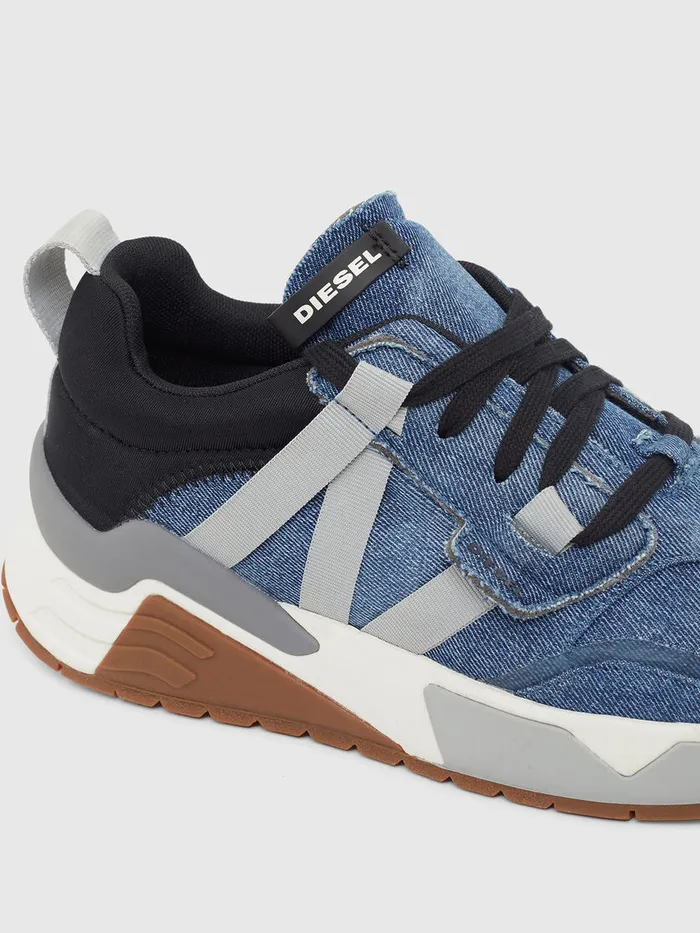 Diesel Sneakers Mens SBRENTHA WL Blue Jeans Cheap On Sale