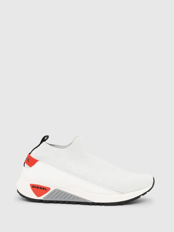 Diesel Sneakers Mens SKB SOCK QB WhiteGrey Near Me