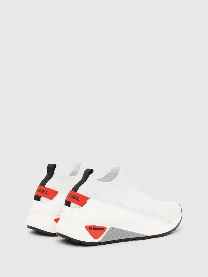 Diesel Sneakers Mens SKB SOCK QB WhiteGrey Near Me