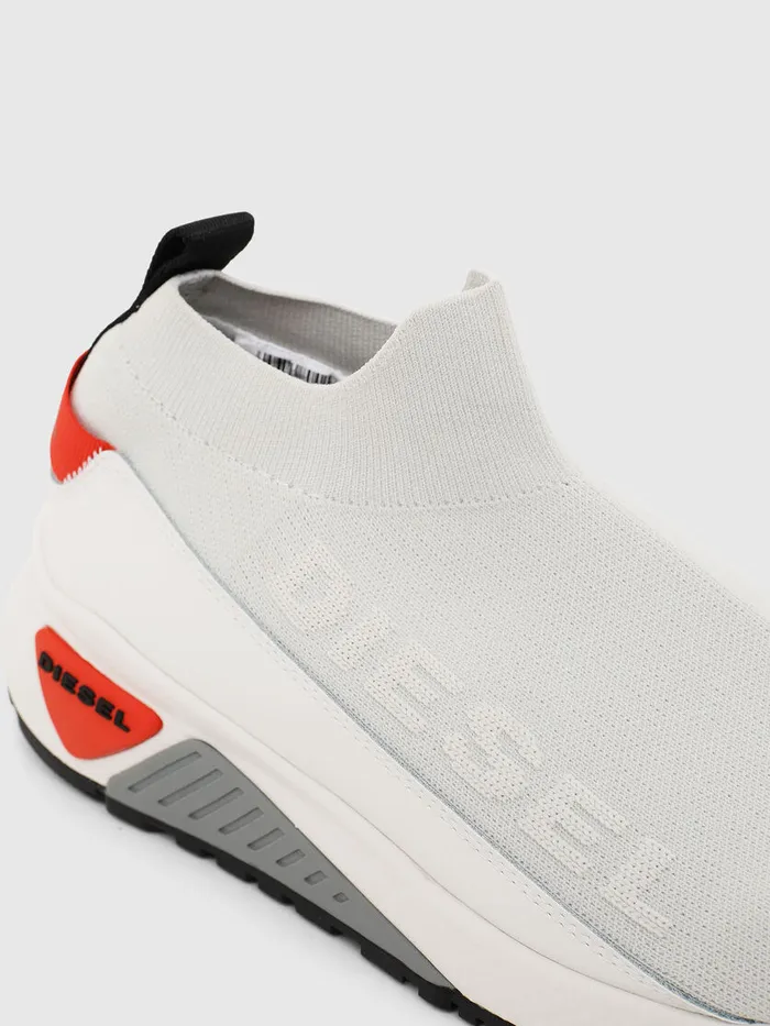 Diesel Sneakers Mens SKB SOCK QB WhiteGrey Near Me