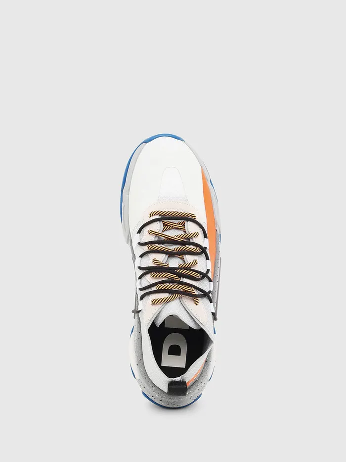 Diesel Sneakers Mens SKIPPER BAND WhiteOrange Gift 4 You