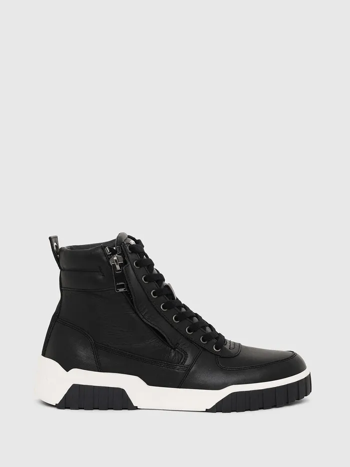 Diesel Sneakers Mens SRUA MID Black Gift Ideas
