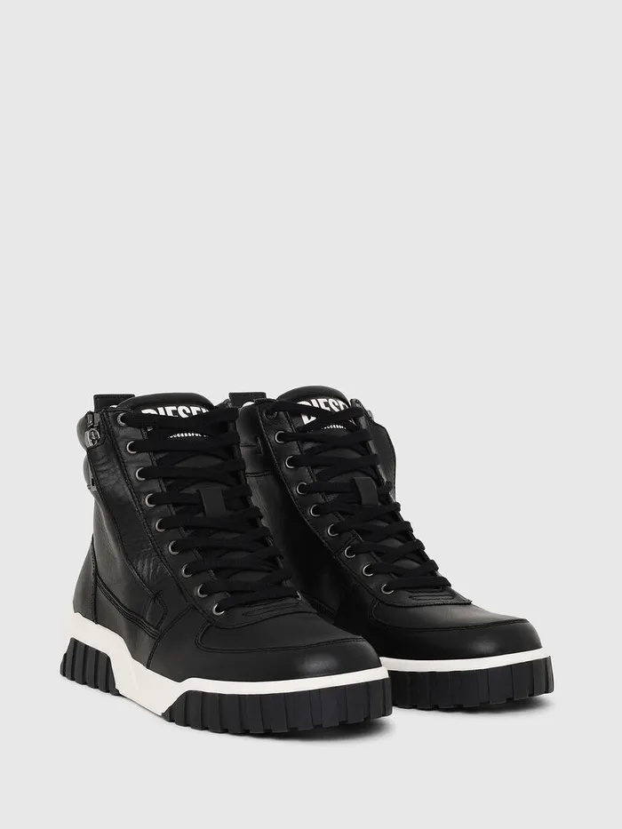 Diesel Sneakers Mens SRUA MID Black Gift Ideas