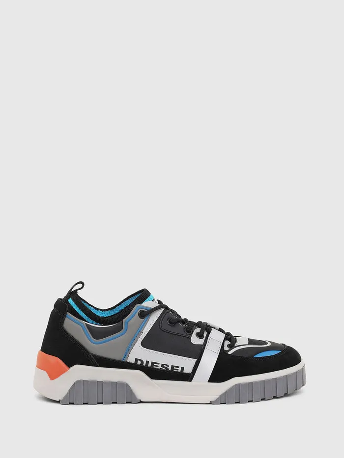 Diesel Sneakers Mens SRUA SL LOW Black Cheap On Sale