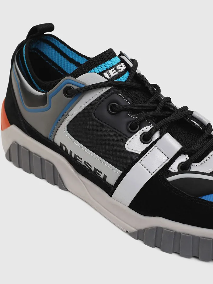Diesel Sneakers Mens SRUA SL LOW Black Cheap On Sale
