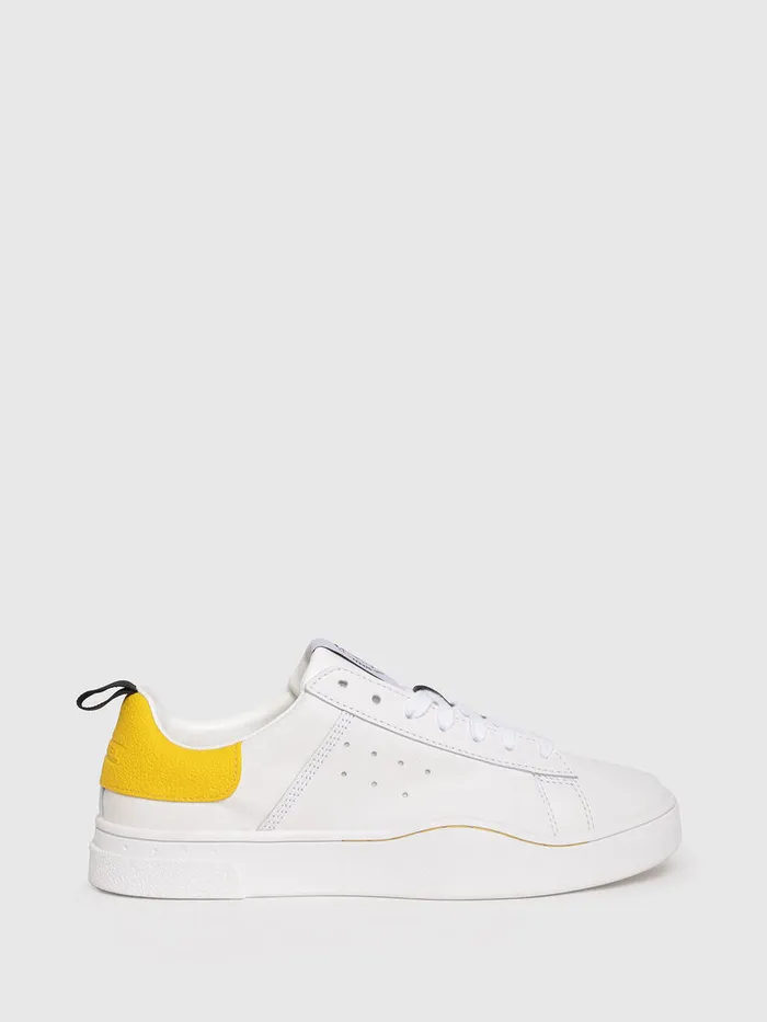 Diesel Sneakers Womens SCLEVER LOW W WhiteYellow Online