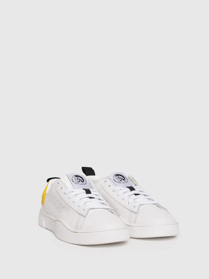 Diesel Sneakers Womens SCLEVER LOW W WhiteYellow Online