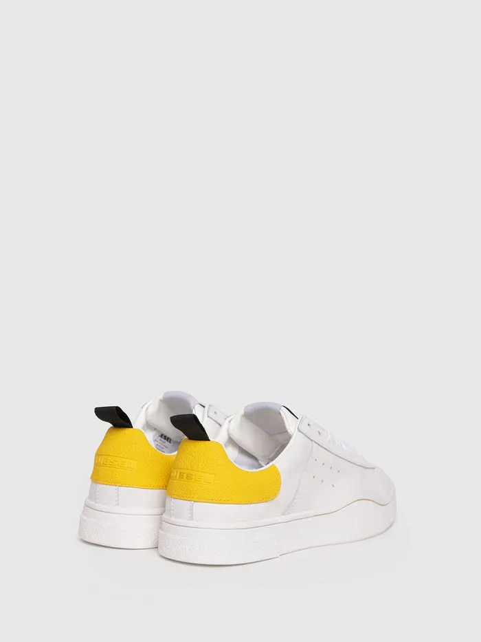 Diesel Sneakers Womens SCLEVER LOW W WhiteYellow Online
