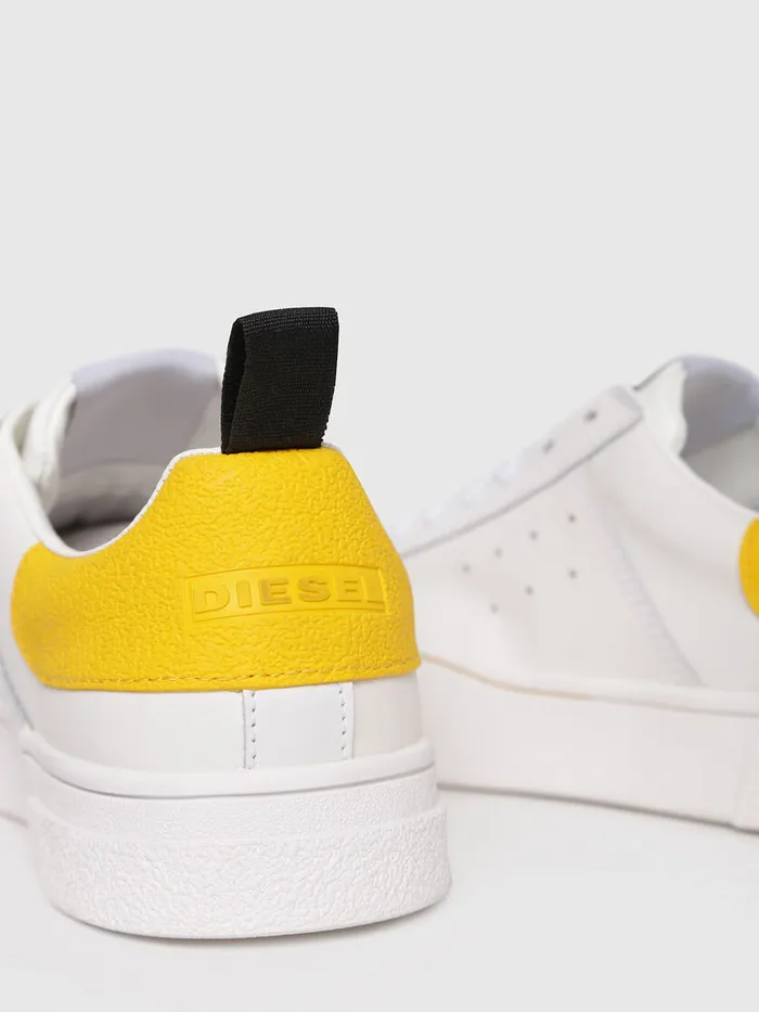 Diesel Sneakers Womens SCLEVER LOW W WhiteYellow Online