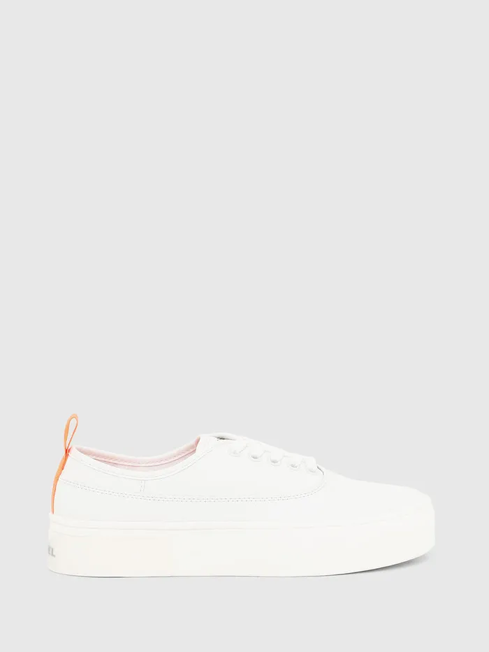 Diesel Sneakers Womens SVANEELA LOW WhiteOrange For Sale