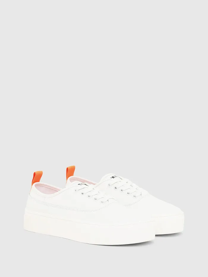 Diesel Sneakers Womens SVANEELA LOW WhiteOrange For Sale