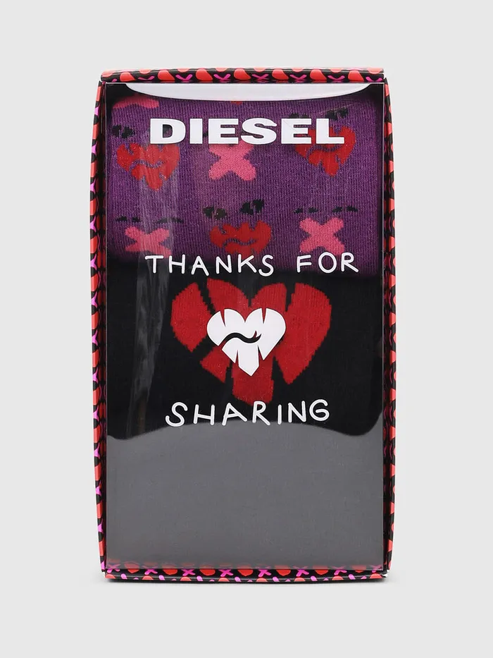 Diesel Socks Mens SKMHERMINETHREEPAC BlackViolet Near Me