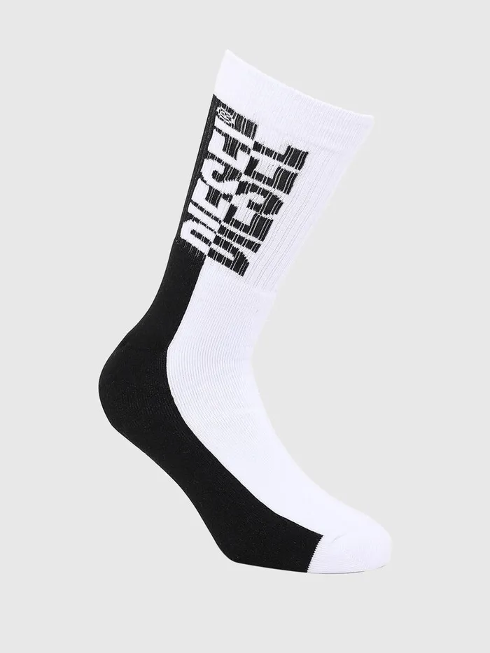 Diesel Socks Mens SKMRAY BlackWhite Gift Ideas
