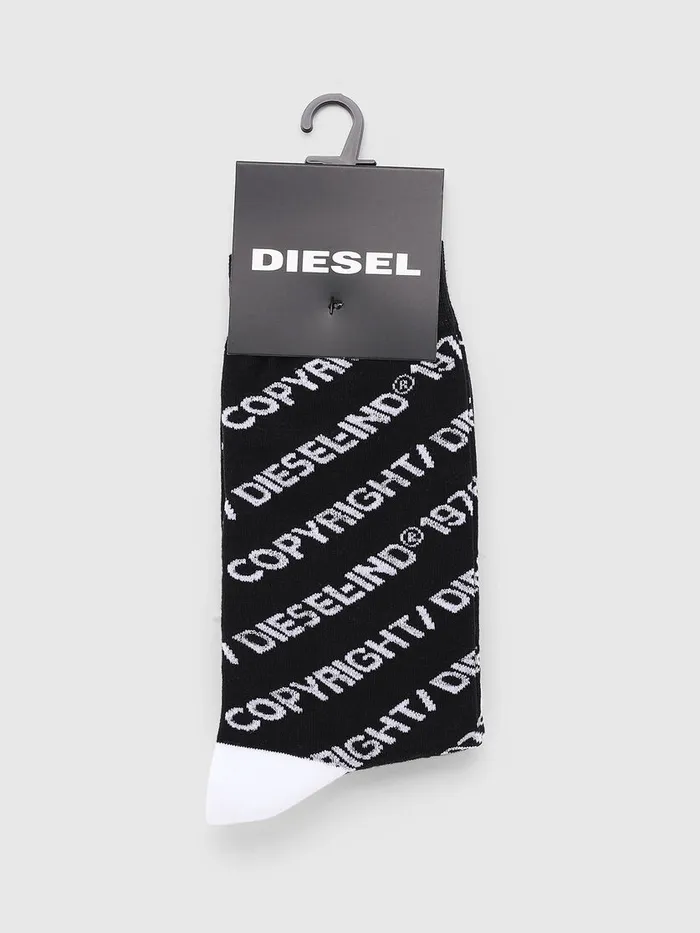 Diesel Socks Mens SKMRAY BlackWhite Near Me