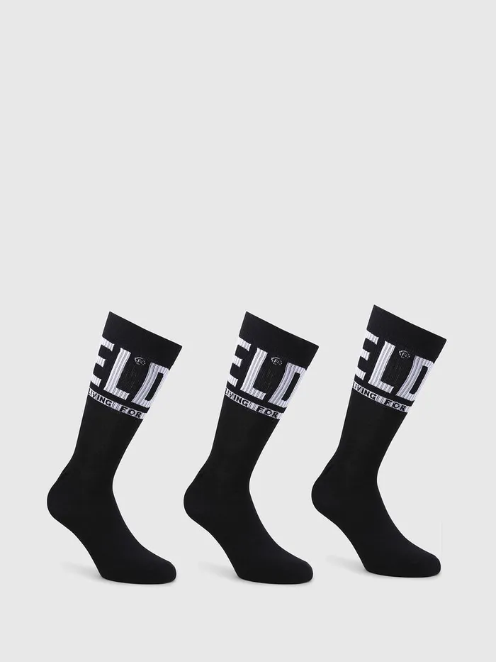 Diesel Socks Mens SKMRAYTHREEPACK Black Near Me