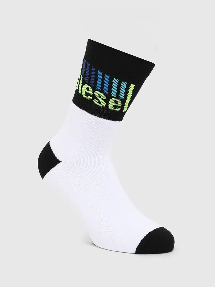 Diesel Socks Mens SKMRAY WhiteBlack Near Me