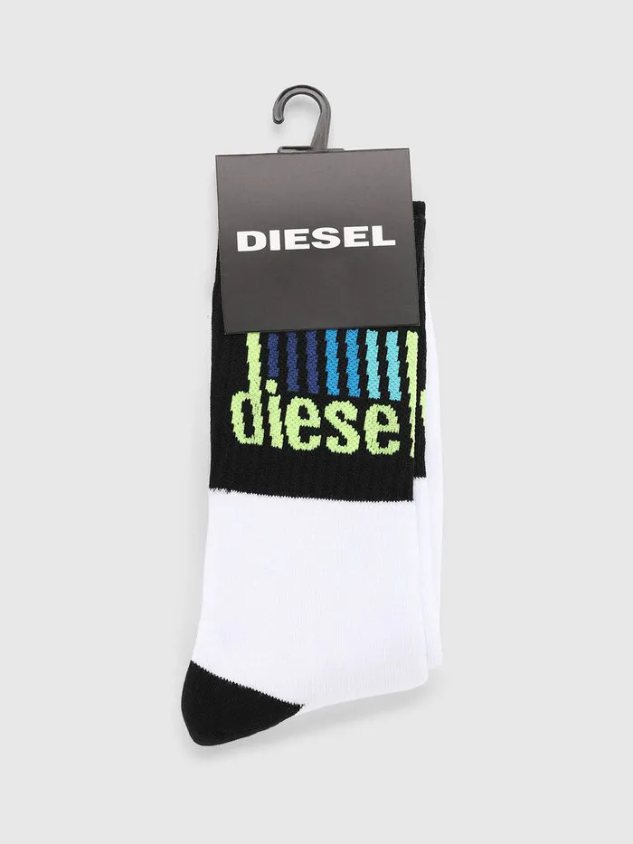 Diesel Socks Mens SKMRAY WhiteBlack Near Me
