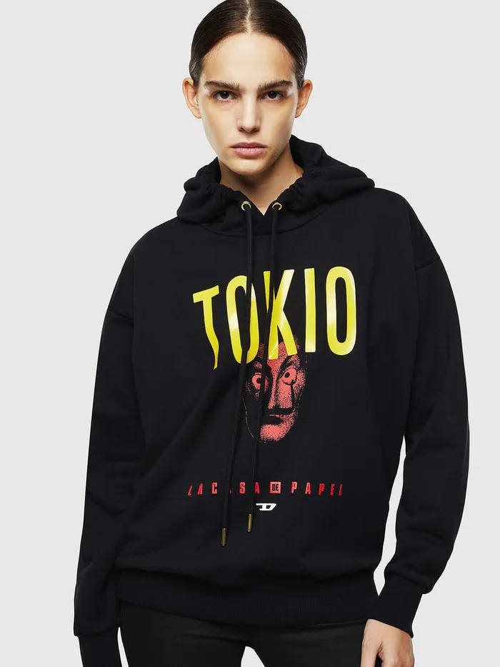 Diesel Sweaters Mens LCPSALBYTOKIO Black Casaul