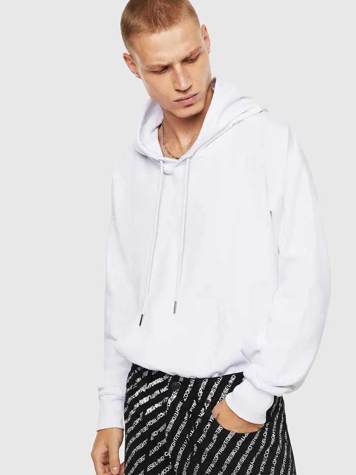 Diesel Sweaters Mens SALBYCOPYJ1 White On Sale
