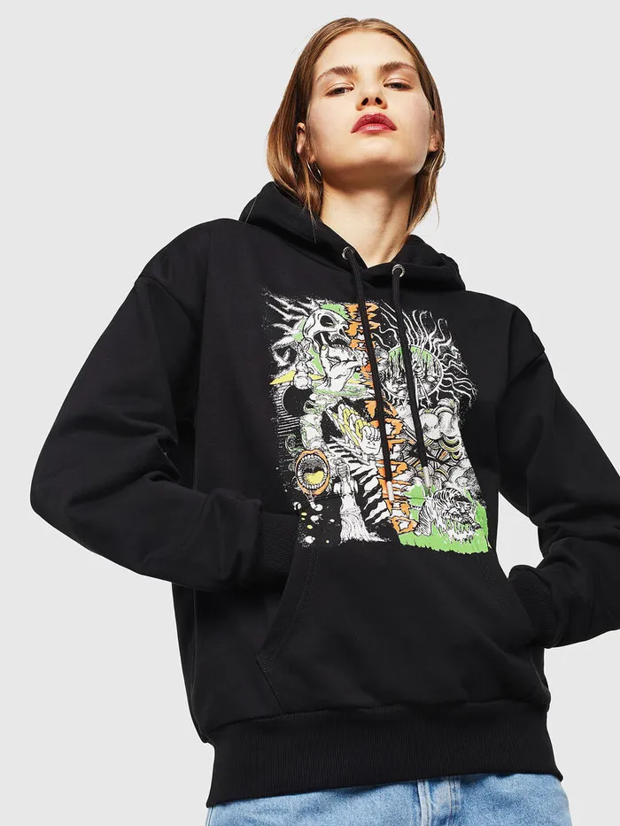 Diesel Sweaters Mens SALBYD1 Black Cheap On Sale