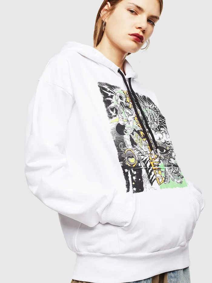 Diesel Sweaters Mens SALBYD1 White Gift Ideas