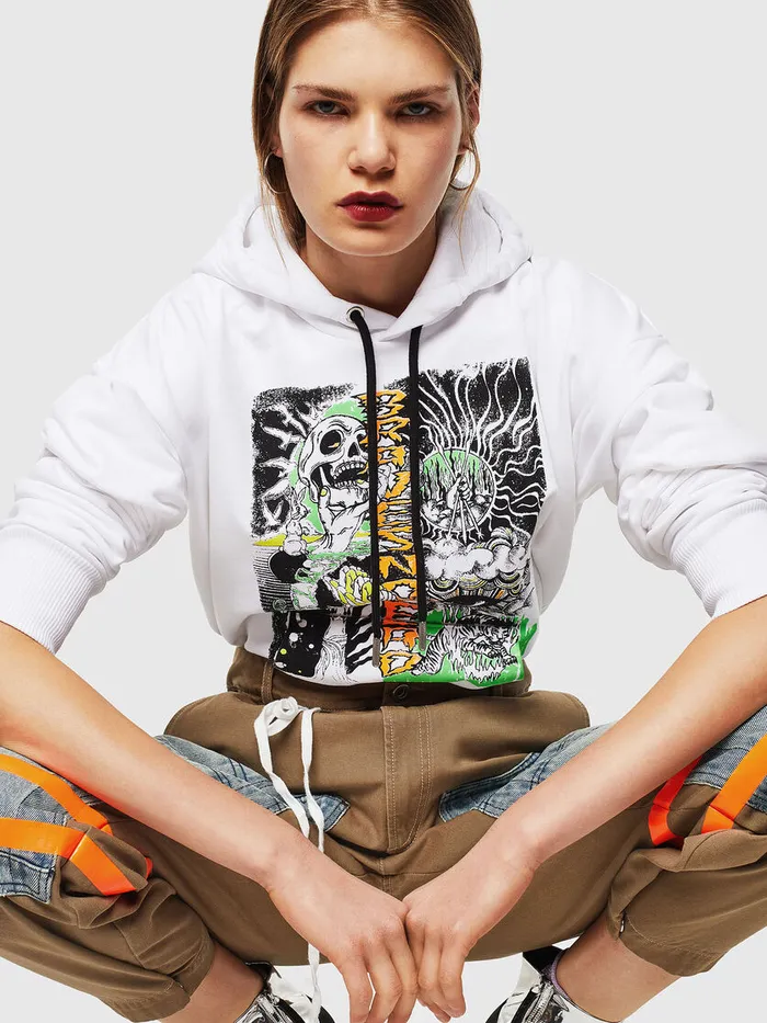 Diesel Sweaters Mens SALBYD1 White Gift Ideas