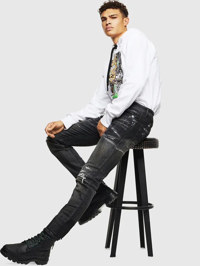 Diesel Sweaters Mens SALBYD1 White Gift Ideas