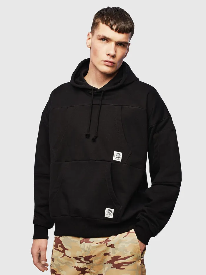 Diesel Sweaters Mens SALBYPOCKETS Black For Sale