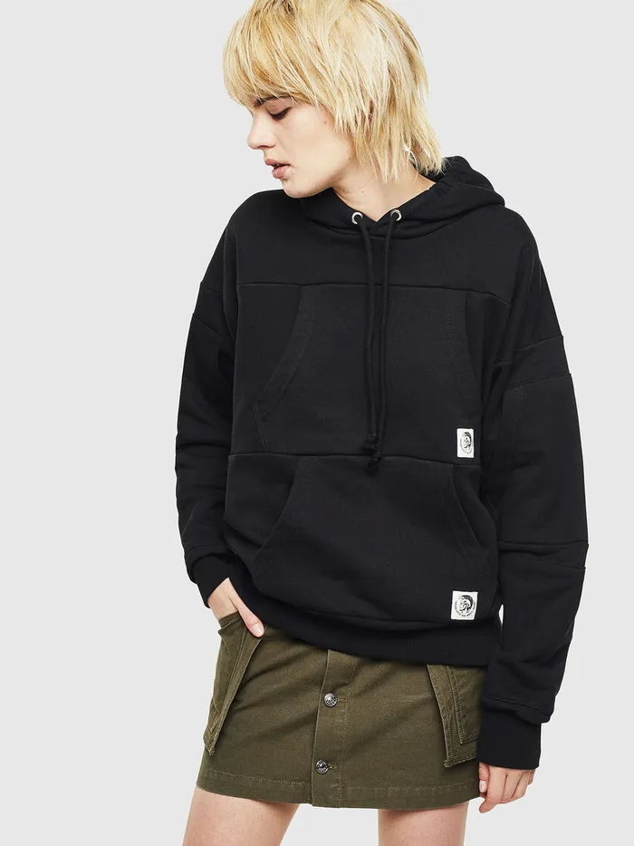 Diesel Sweaters Mens SALBYPOCKETS Black For Sale