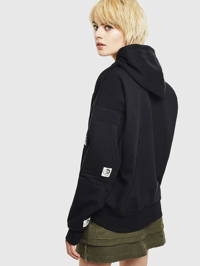 Diesel Sweaters Mens SALBYPOCKETS Black For Sale