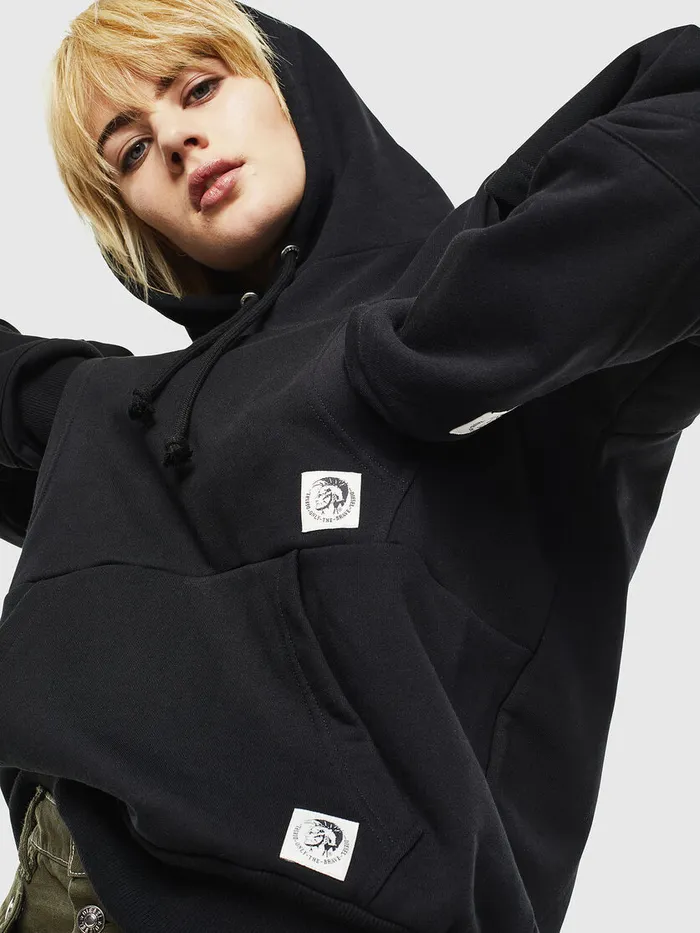 Diesel Sweaters Mens SALBYPOCKETS Black For Sale