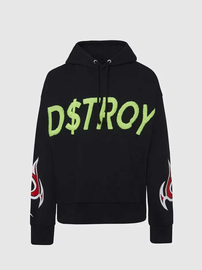 Diesel Sweaters Mens SALBYX6 Black Near Me