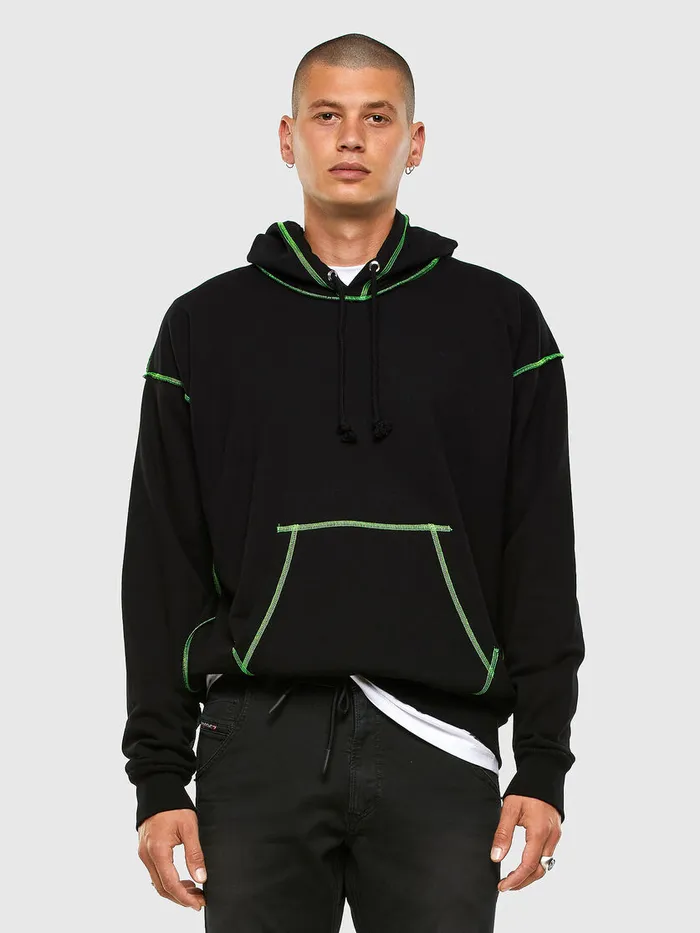 Diesel Sweaters Mens SALBYSEAM Black Gift for Friend