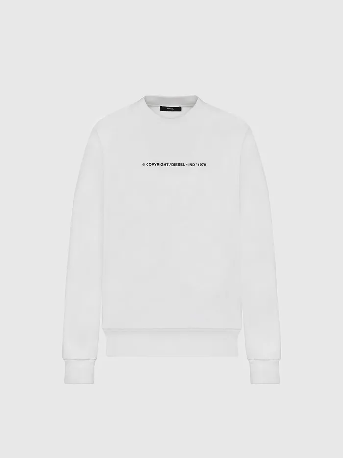 Diesel Sweaters Mens SBIAYCOPY White On Sale