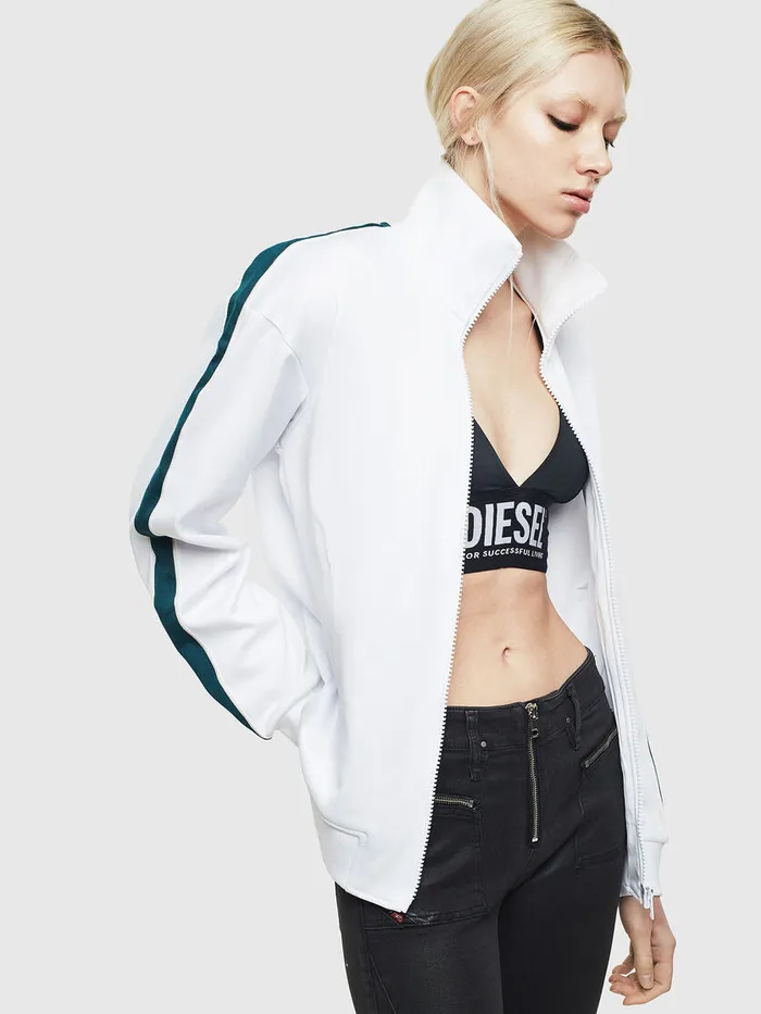 Diesel Sweaters Mens SCORTESS WhiteGreen Gift Ideas