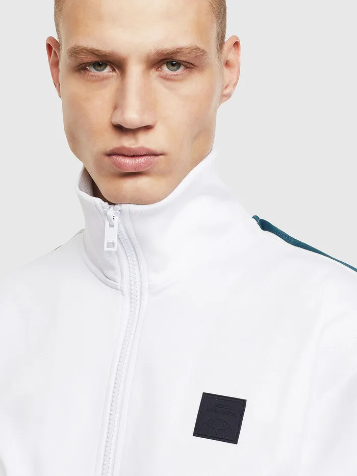 Diesel Sweaters Mens SCORTESS WhiteGreen Gift Ideas