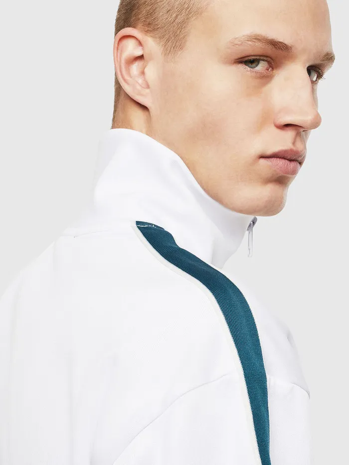 Diesel Sweaters Mens SCORTESS WhiteGreen Gift Ideas