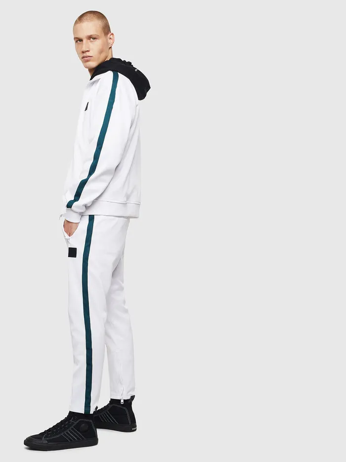 Diesel Sweaters Mens SCORTESS WhiteGreen Gift Ideas