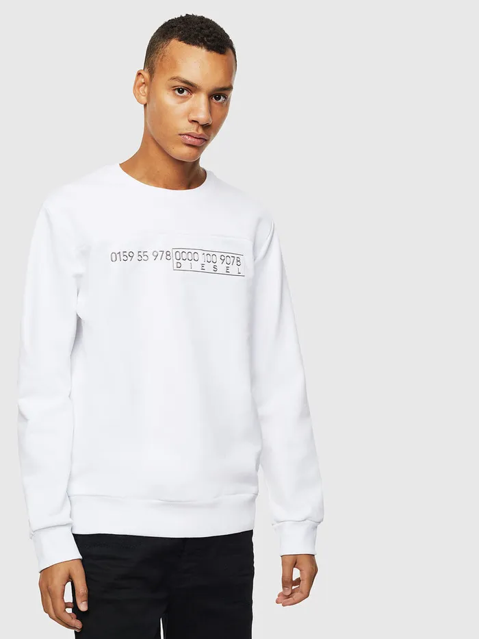 Diesel Sweaters Mens SCORY White Gift for Friend