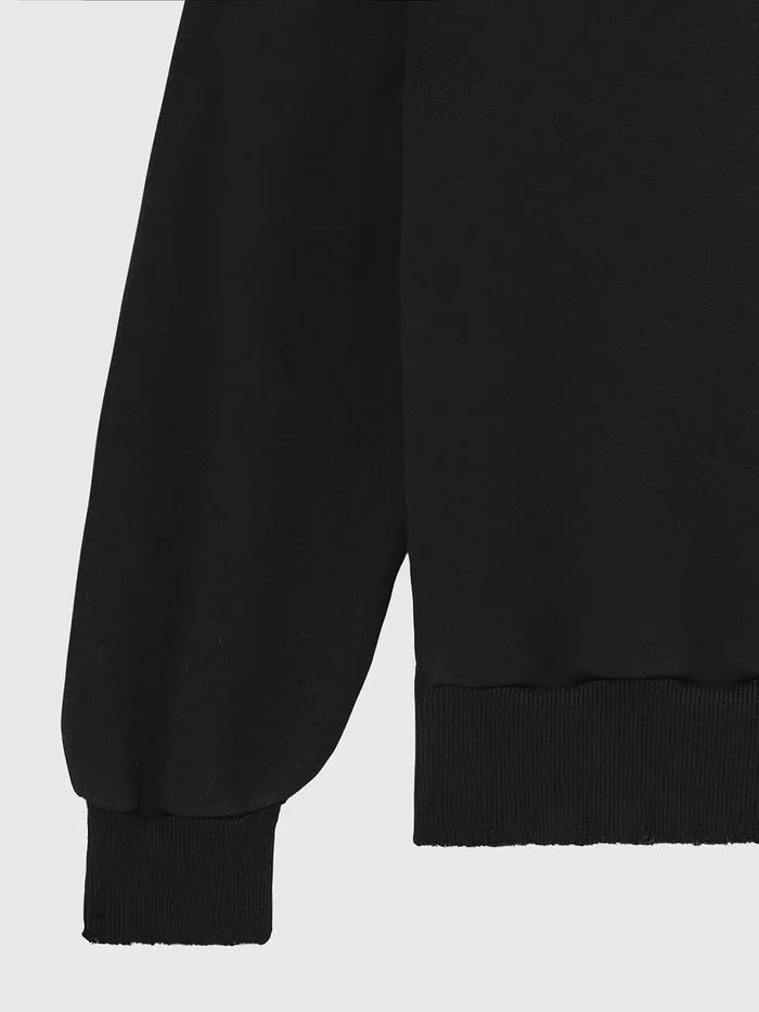 Diesel Sweaters Mens SGIRHOODDIVISION Black Cheap On Sale