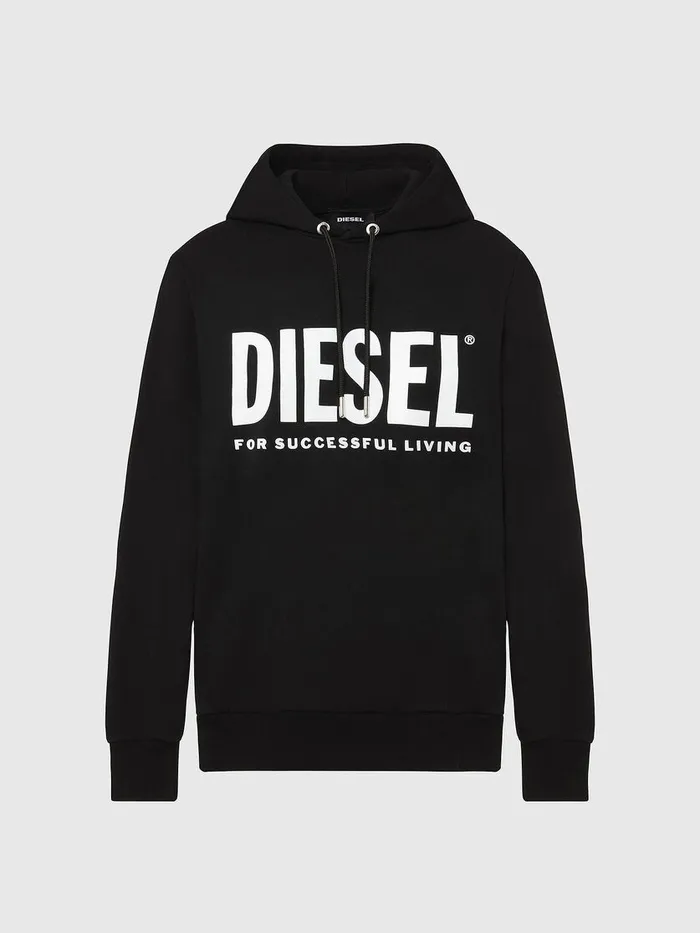 Diesel Sweaters Mens SGIRHOODDIVISION Black Near Me