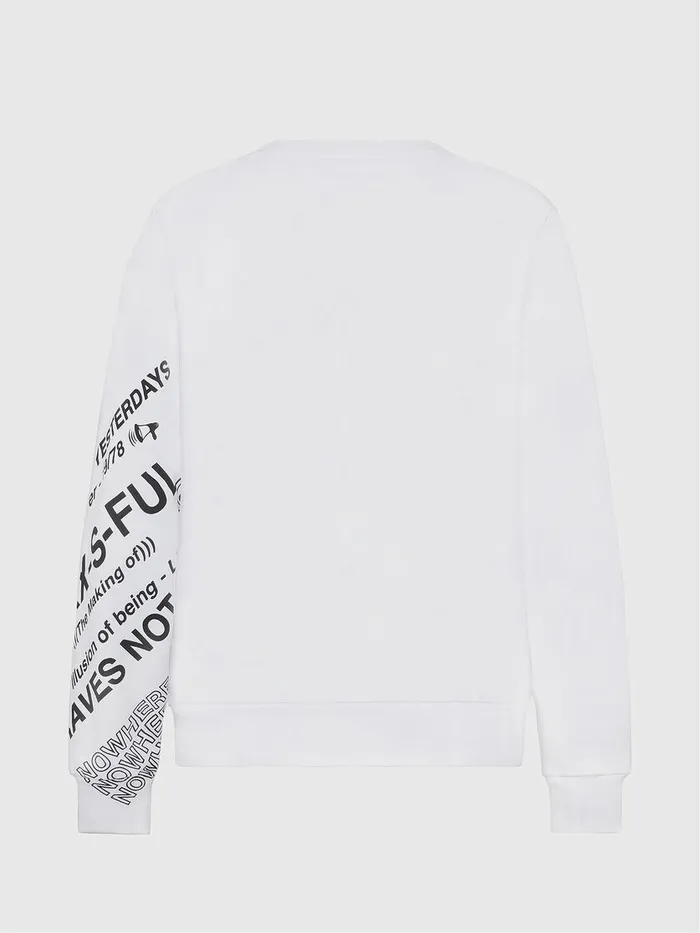 Diesel Sweaters Mens SGIRKFOLDED White Gift Ideas