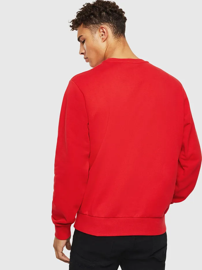 Diesel Sweaters Mens SGIRKJ2 Red Online